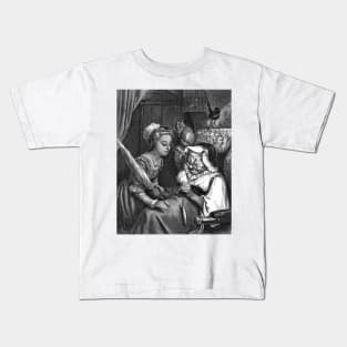 The Princess and the Spindle -Gustave Dore, Sleeping Beauty Kids T-Shirt